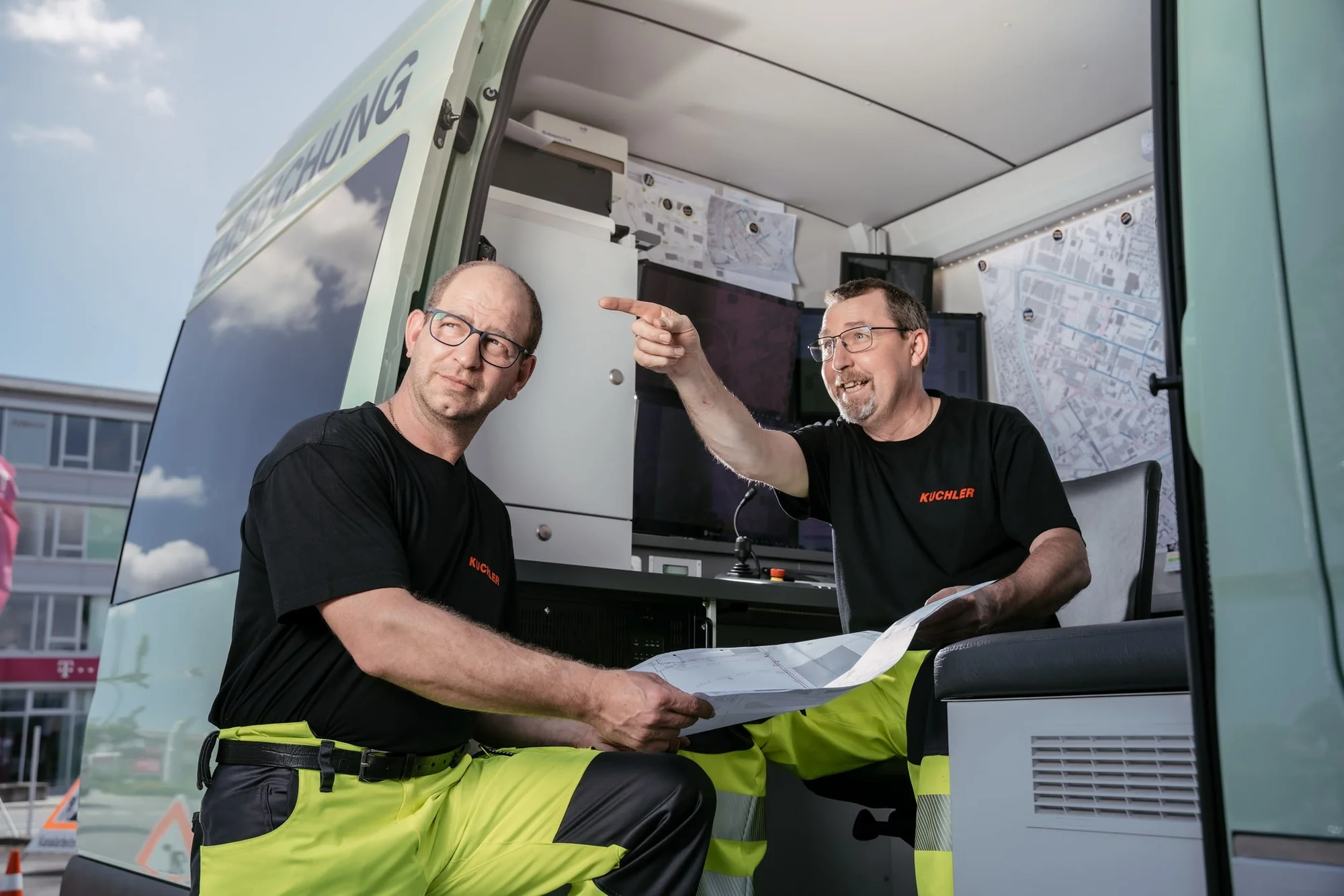 Saugbagger München bei Saugbaggerarbeiten im Einsatz