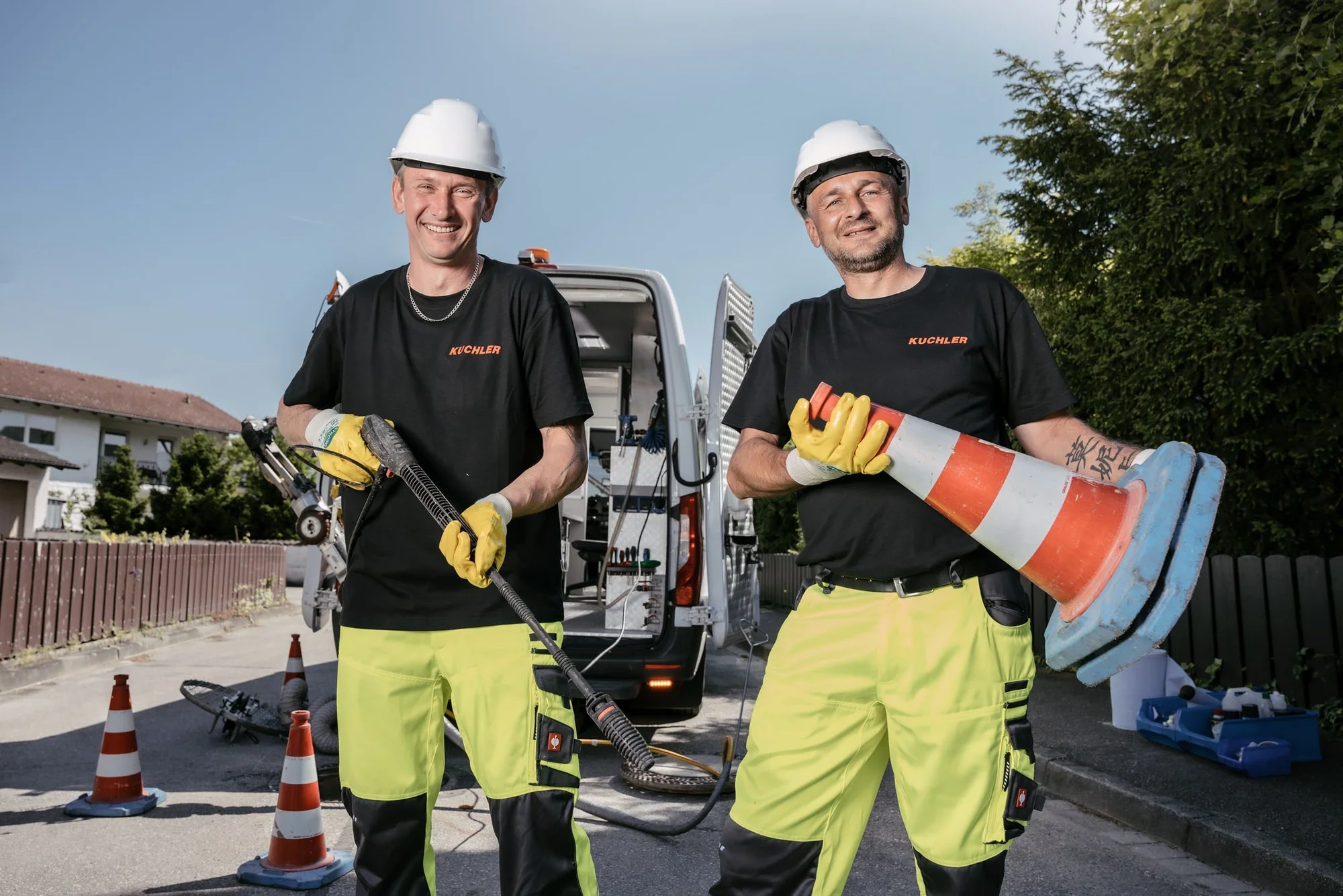 Saugbaggerarbeiten in München auf sensibler Baustelle